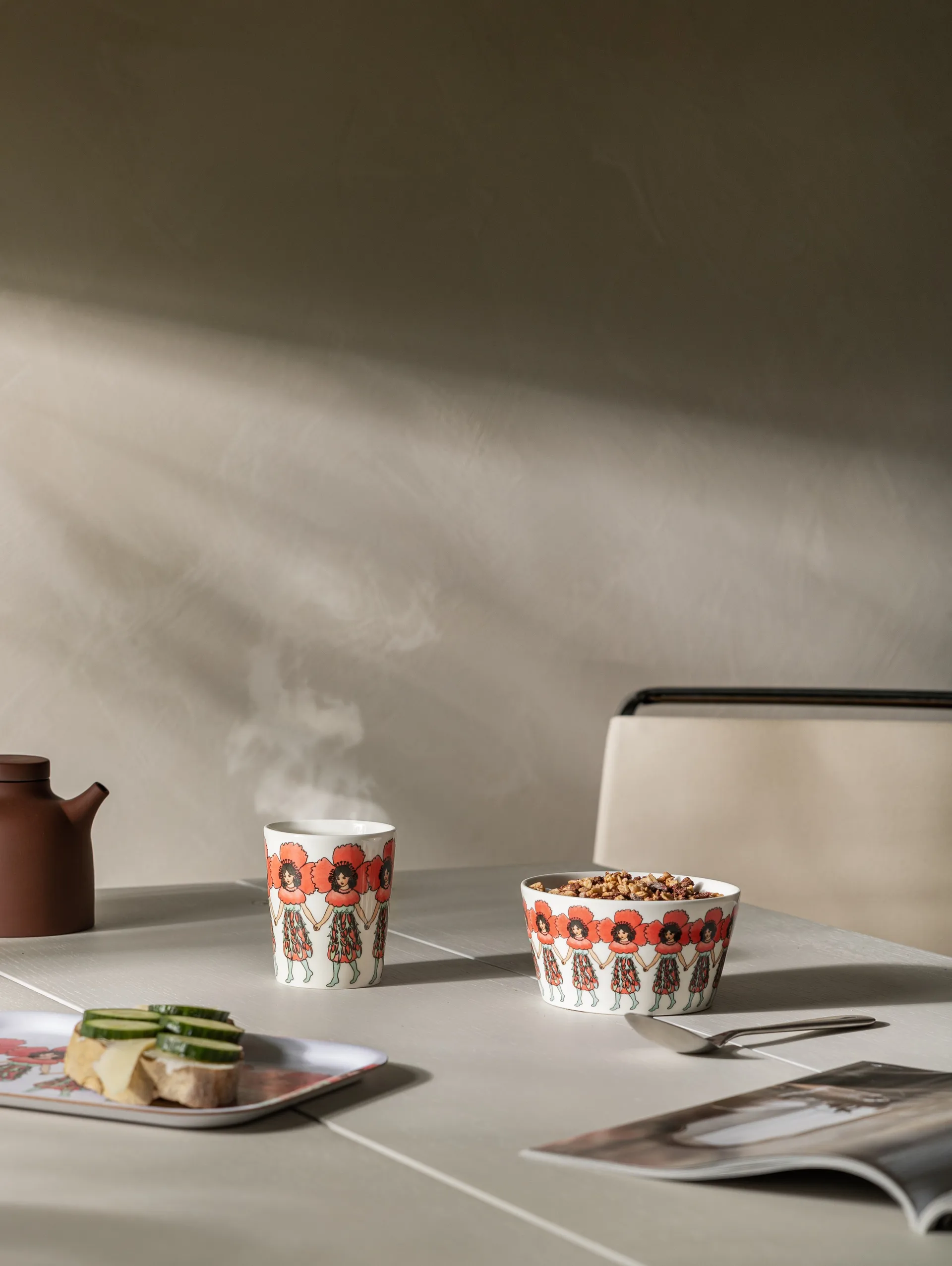 Poppy 托盘, 罂粟红 Design House Stockholm