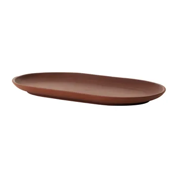 Sand 椭圆形盘 12.5x20cm - 红色陶土 - Design House Stockholm