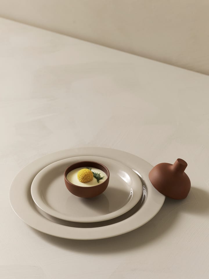 Sand 带盖碗 小号 Ø8.2 cm, 红色 clay Design House Stockholm