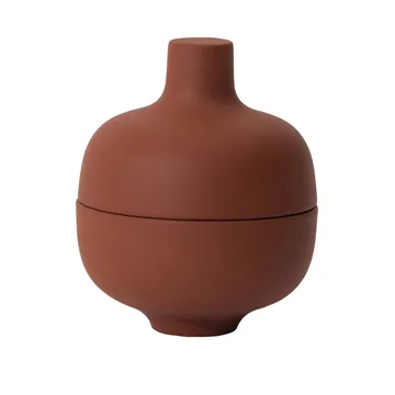 Sand 带盖碗 小号 Ø8.2cm - 红色陶土 - Design House Stockholm