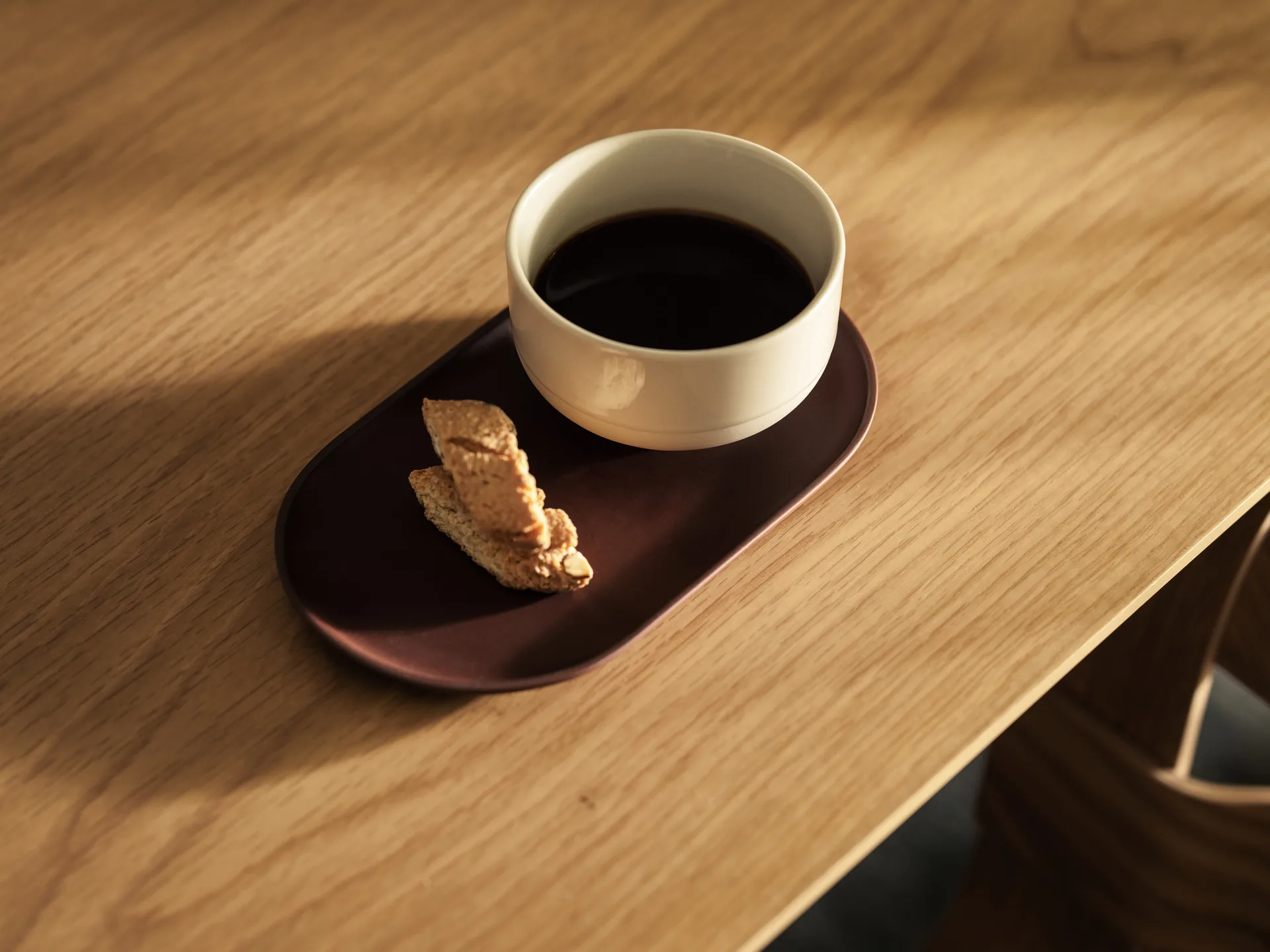 Sand 盘子 oval 12.5x20 cm, 红色 clay Design House Stockholm