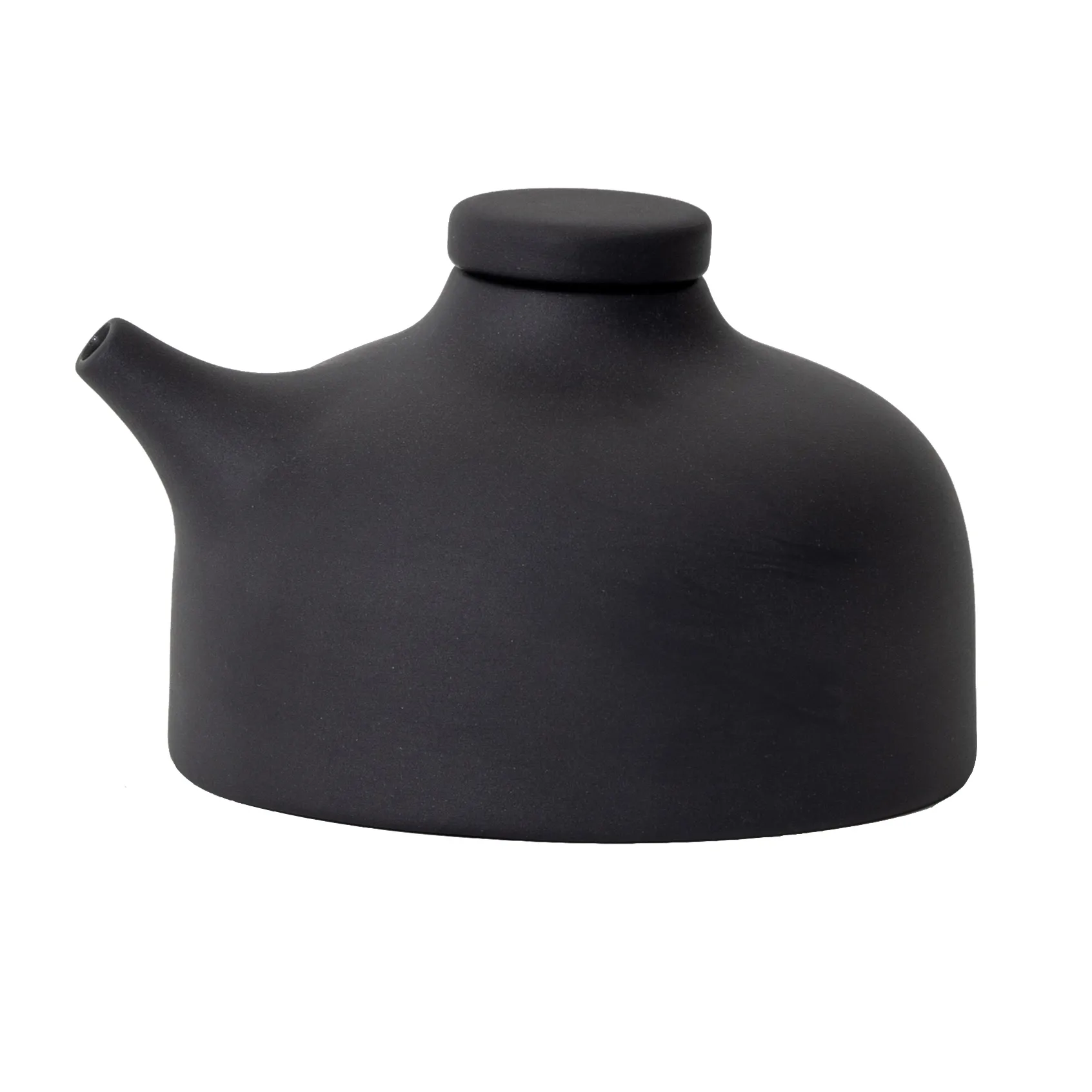 Sand soy sauce bottle 12 cl, 黑色 clay Design House Stockholm