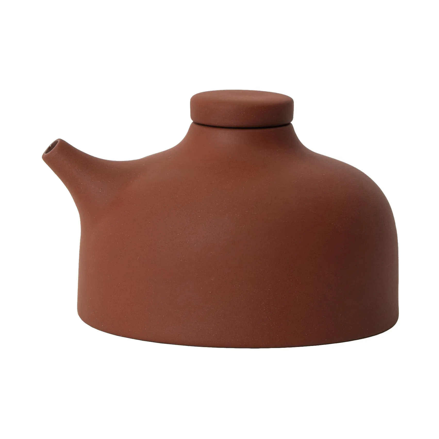 Sand soy sauce bottle 12 cl, 红色 clay Design House Stockholm