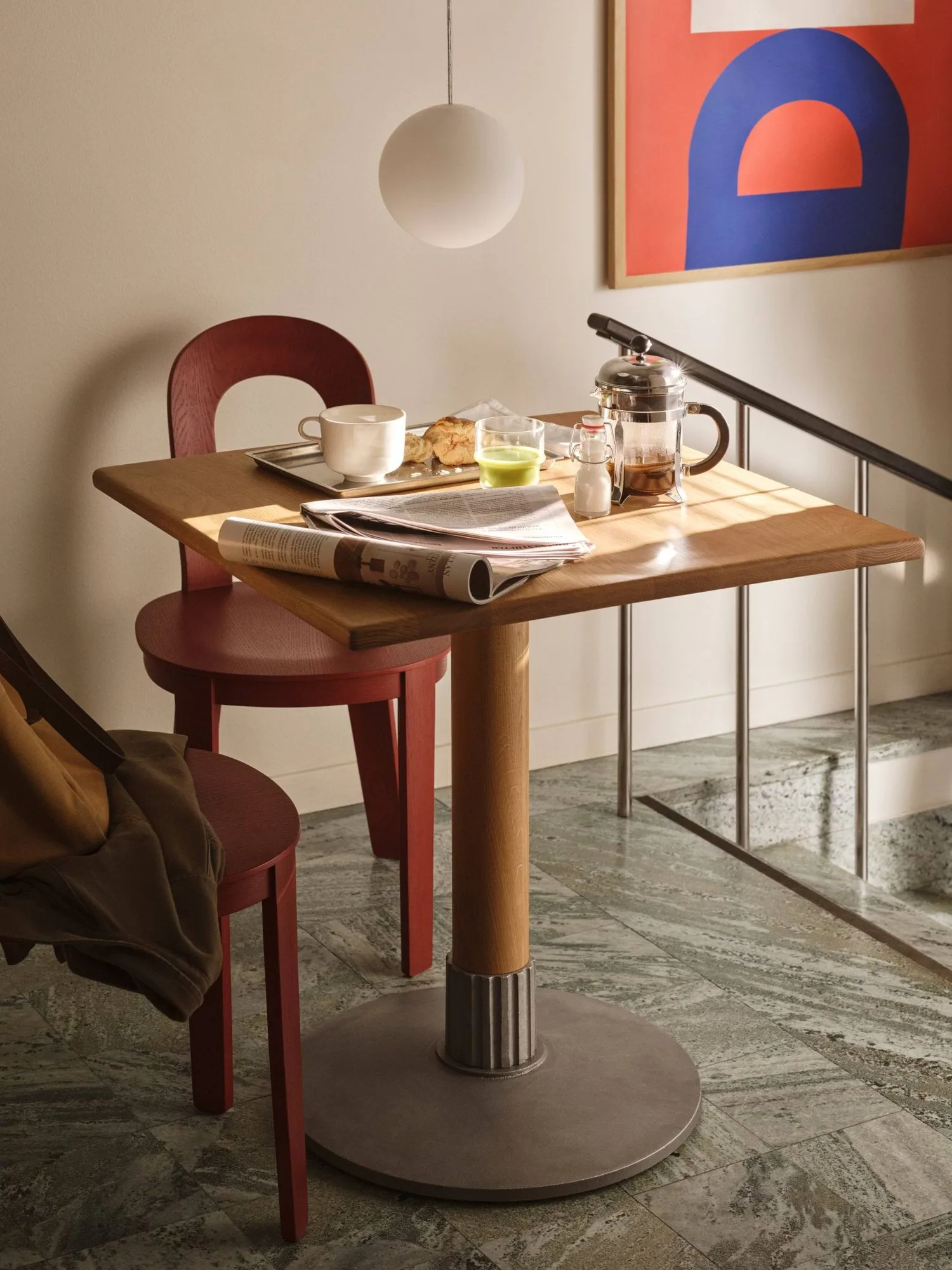 Tock Table matbord, 橡木，75x75x76cm Design House Stockholm
