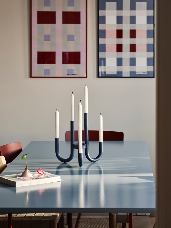 Turn candelabra, 蓝色 Design House Stockholm