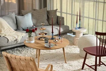 Uno 蒲团Ø50cm - 奶油色 - Design House Stockholm