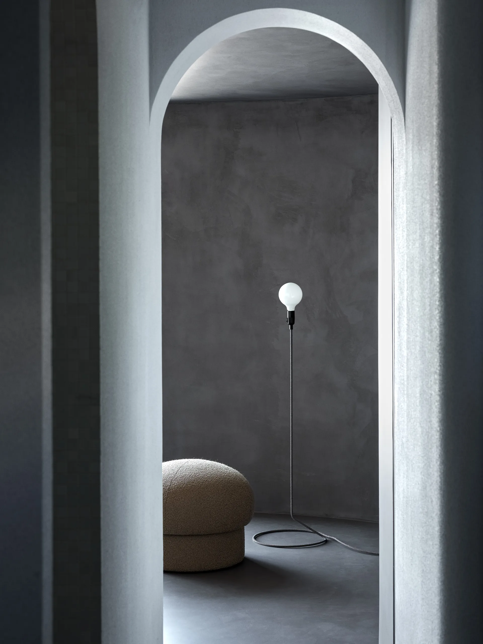 Uno 蒲团Ø50cm, 棕色 Design House Stockholm