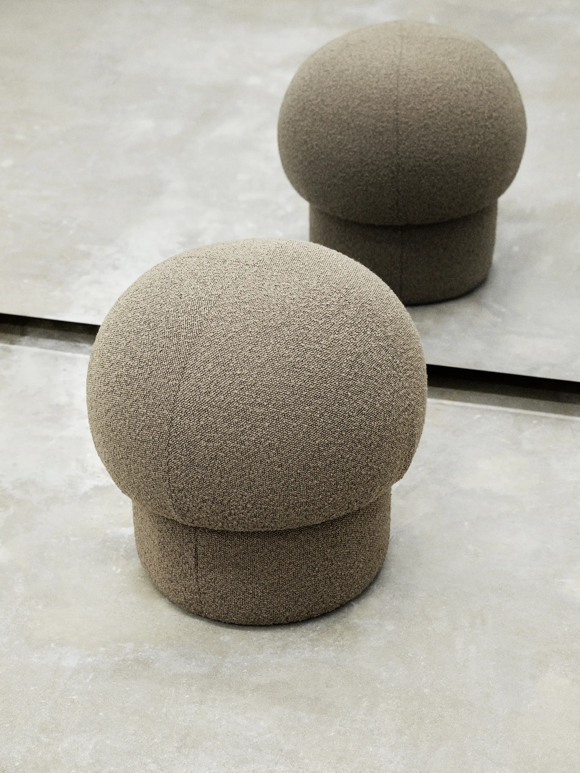 Uno pouf Ø50 cm, 褐色 Design House Stockholm