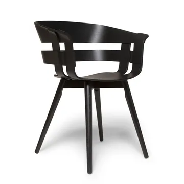 Wick Chair 椅子 - 黑色_黑色梣木支腿 - Design House Stockholm