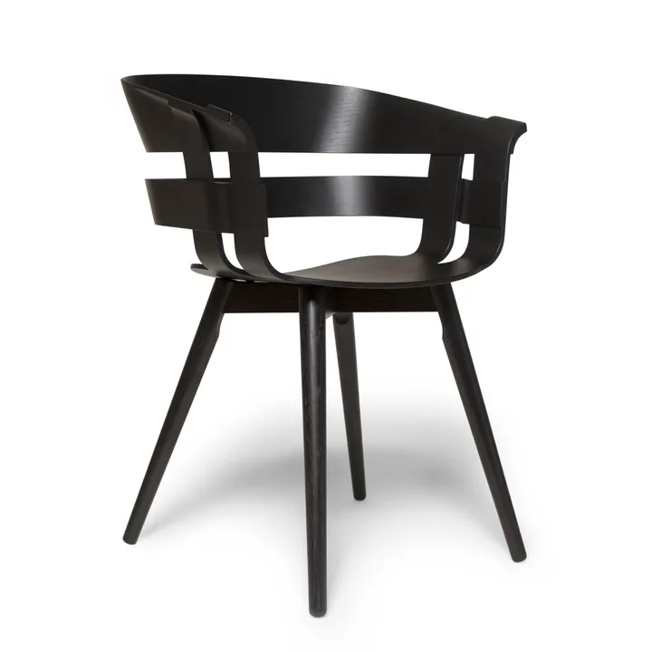 Wick Chair 椅子 - 黑色_黑色梣木支腿 - Design House Stockholm