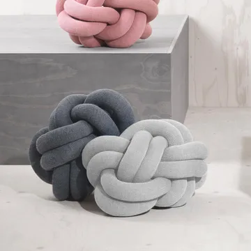 结饰靠垫 - 浅灰色 - Design House Stockholm