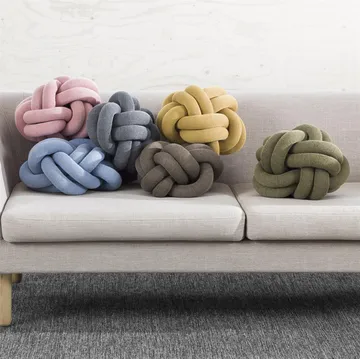 结饰靠垫 - 黄色 - Design House Stockholm