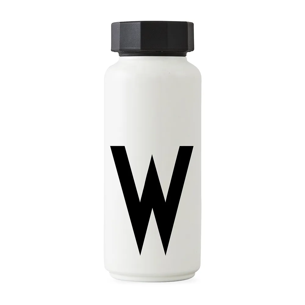 AJ Vintage thermos, W Design Letters