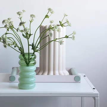 Bubble 二合一花瓶烛台13.5cm - 绿色 - Design Letters