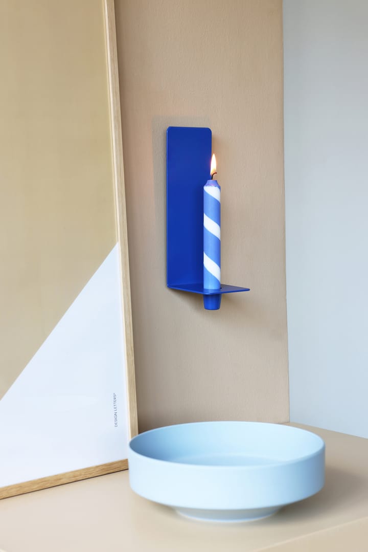 Cosy up wall-mounted 烛台 25 cm, 钴蓝色 Design Letters
