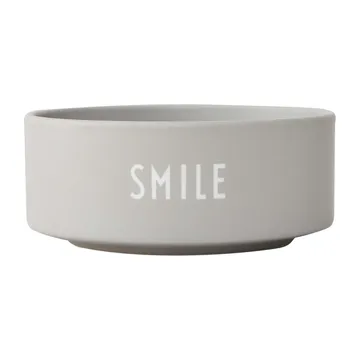 Design Letters 零食碗 Ø12cm - Smile-灰色 - Design Letters