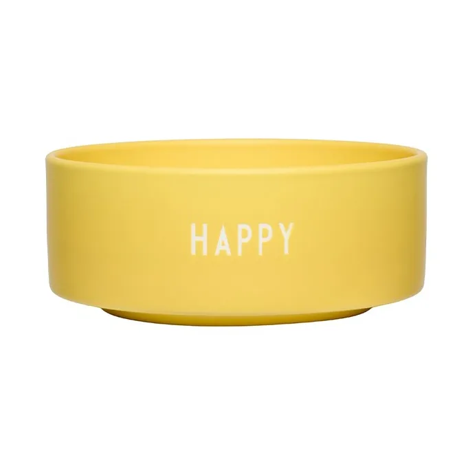 Design Letters 糖果碗 Ø12cm - 黄色 - Design Letters