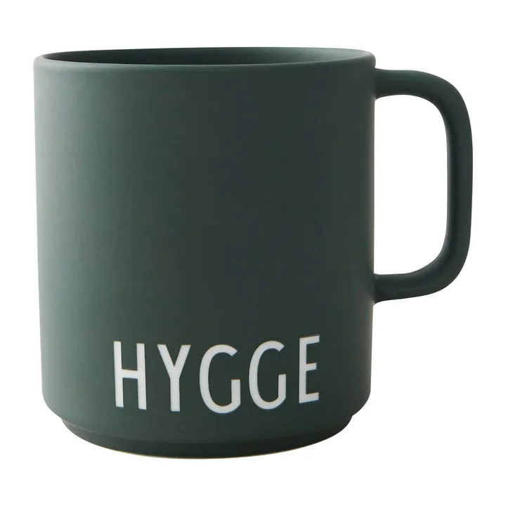 Design Letters 带柄精选杯 250ml - 惬意_深绿色 - Design Letters