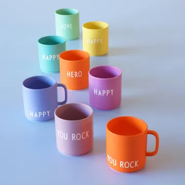 Design Letters 带柄精选杯 250ml - 橙色 - Design Letters