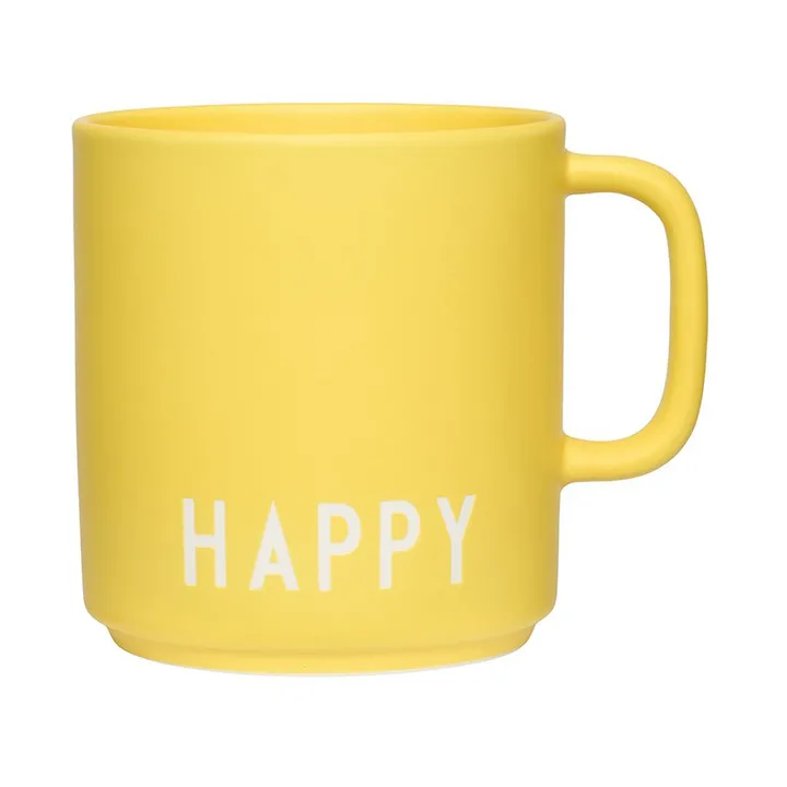 Design Letters 带柄精选杯 250ml - 黄色 - Design Letters