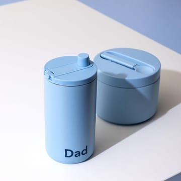 Design Letters 旅行杯 35 cl - Dad-浅蓝 - Design Letters
