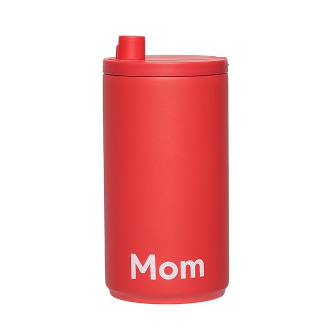 Design Letters 旅行杯 35 cl - Mom-珊瑚红 - Design Letters
