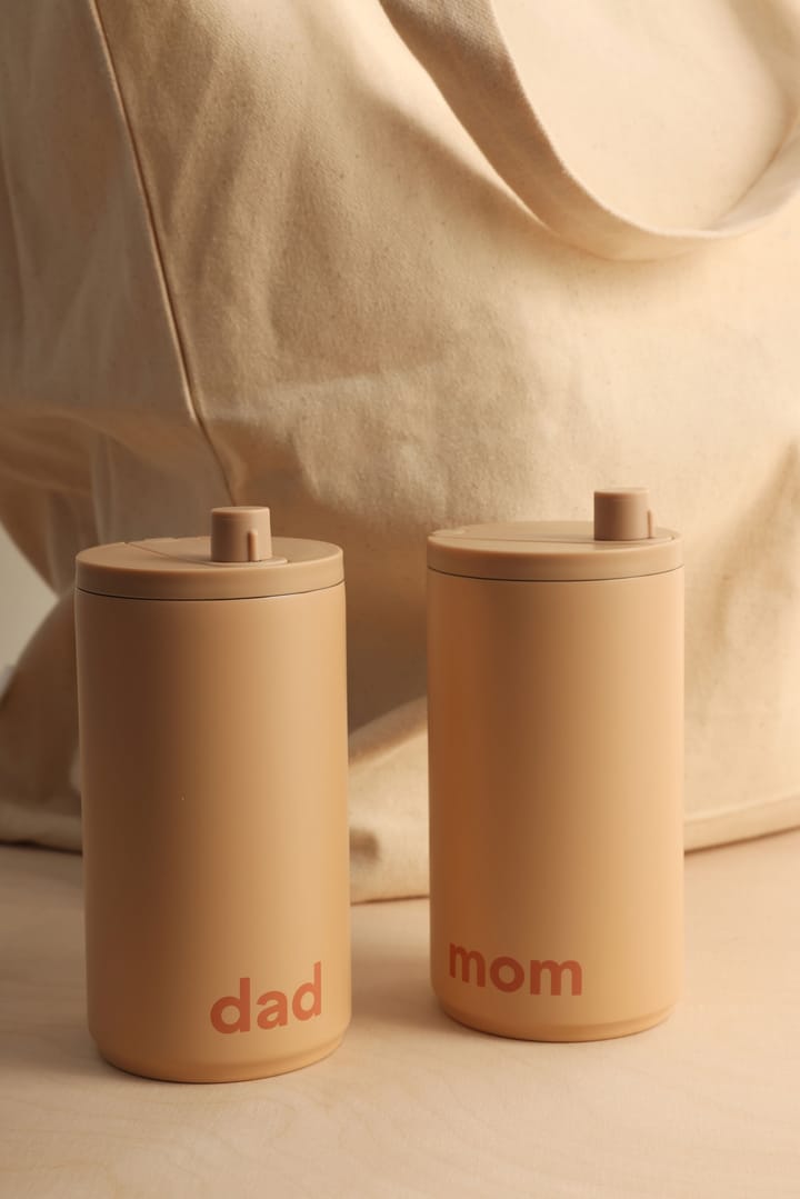 Design Letters 旅行杯 35 cl, Mom-beige Design Letters