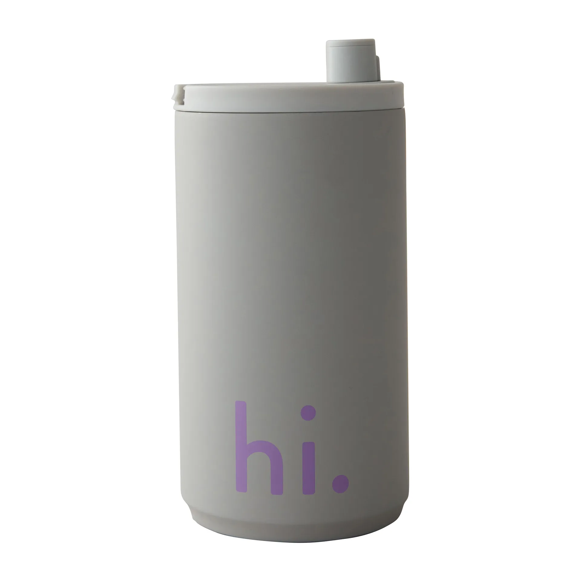 Design Letters旅行马克杯 350ml, Hi-cool 灰色 Design Letters