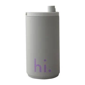 Design Letters旅行马克杯 350ml - Hi-cool 灰色 - Design Letters
