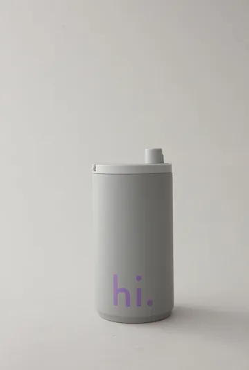 Design Letters旅行马克杯 350ml - Hi-cool 灰色 - Design Letters