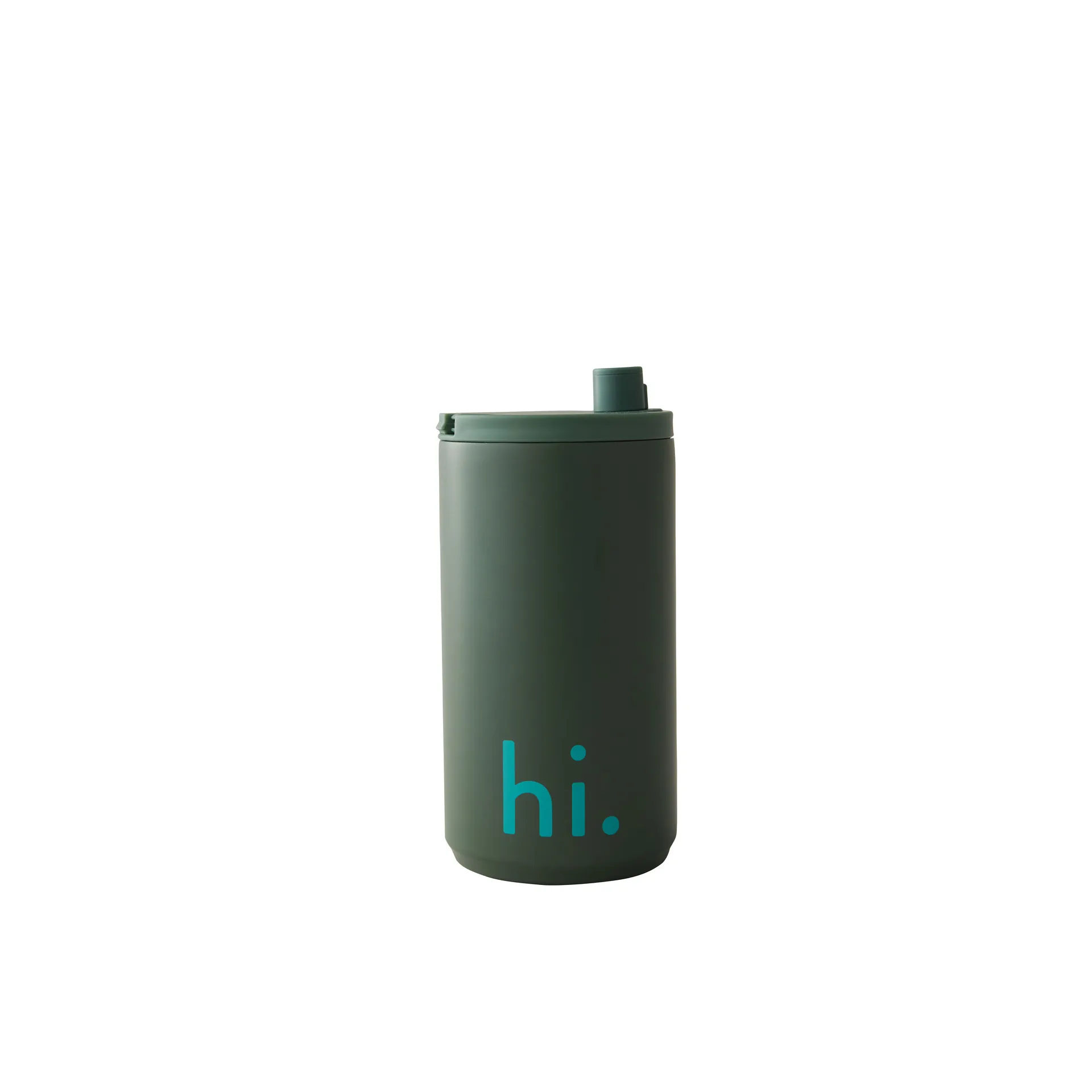 Design Letters旅行马克杯 350ml, Hi-myrtle 绿色 Design Letters