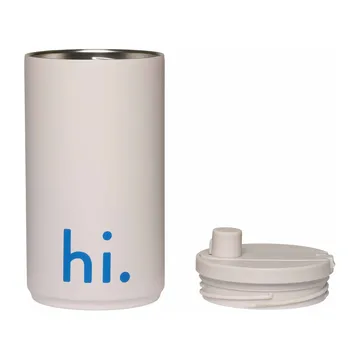 Design Letters旅行马克杯 350ml - Hi-pastel beige - Design Letters