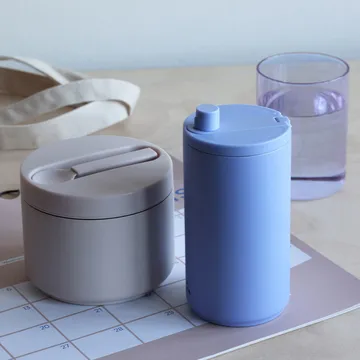 Design Letters旅行马克杯 350ml - 蓝色 - Design Letters