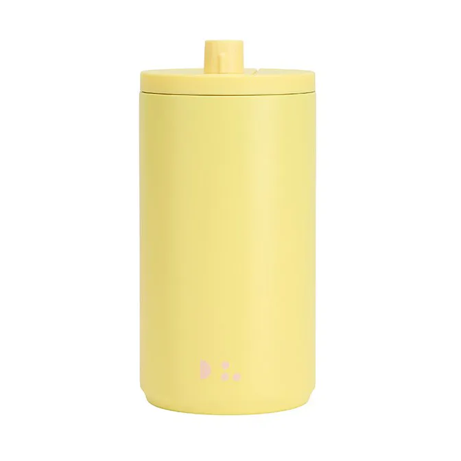 Design Letters旅行马克杯 350ml - 黄色 - Design Letters