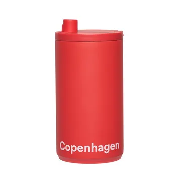 Design Letters旅行马克杯 350ml - 哥本哈根主题_珊瑚色 - Design Letters