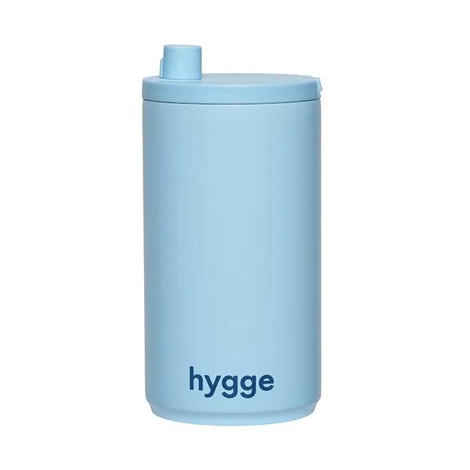 Design Letters旅行马克杯 350ml, 舒适主题_浅蓝色 Design Letters