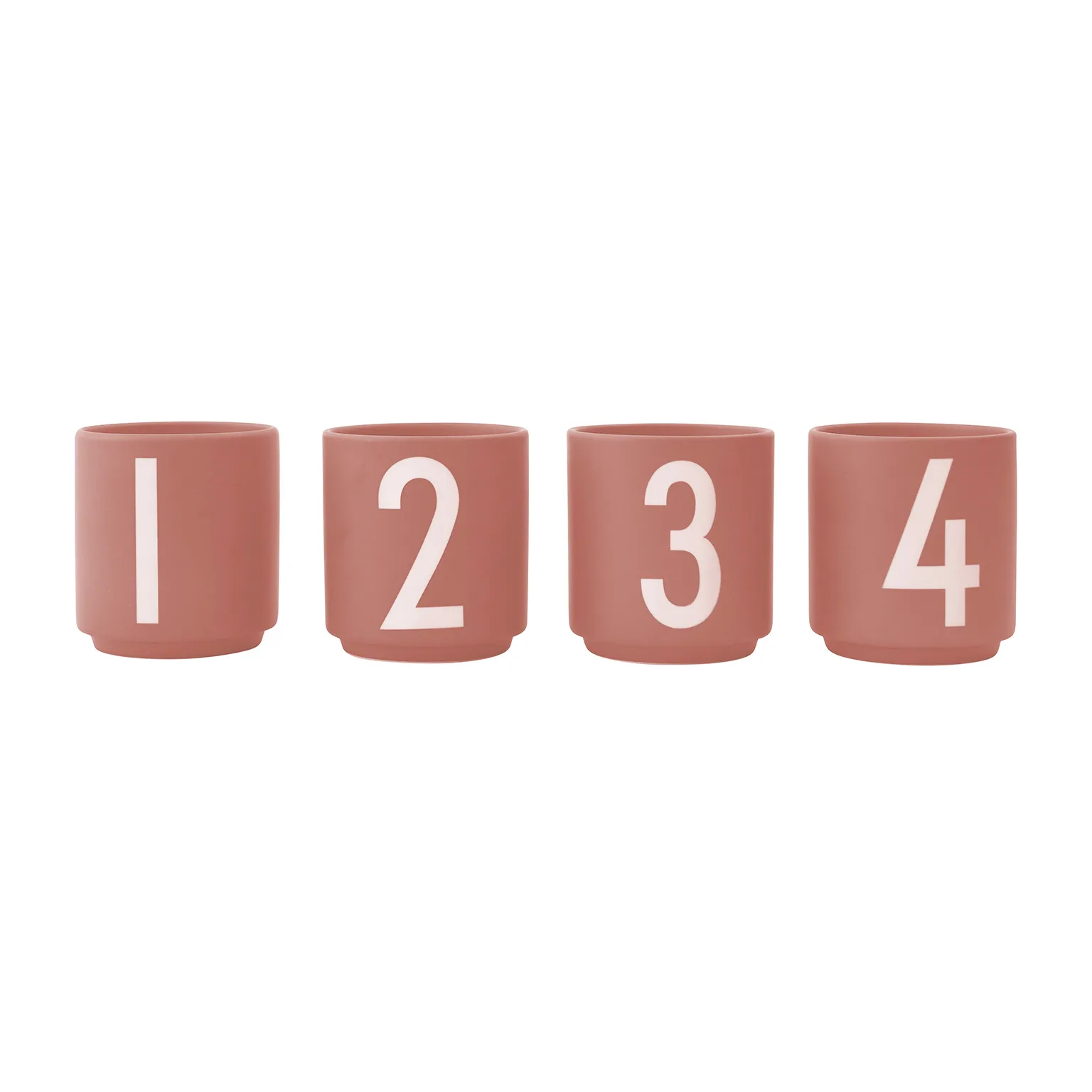 Design Letters意式浓缩咖啡杯 4件套, Nude Design Letters