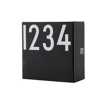 Design Letters 浓缩咖啡杯4件装黑色 - 黑色 - Design Letters