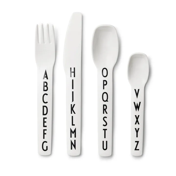 Design Letters 儿童密胺餐具 - 4件装 - Design Letters