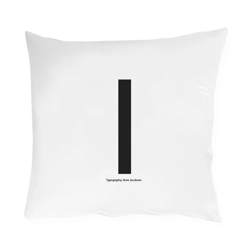 Design Letters 枕头套 60x50 cm, I Design Letters