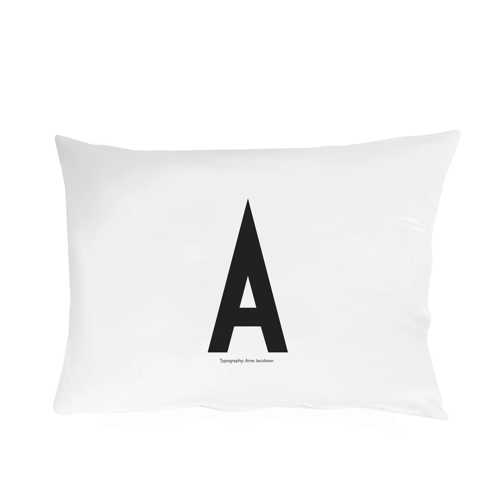 Design Letters 字母纯棉枕套 70×50cm, A Design Letters