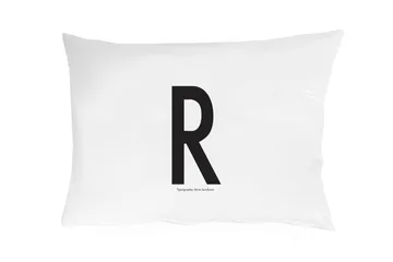 Design Letters 字母纯棉枕套 70×50cm - R - Design Letters