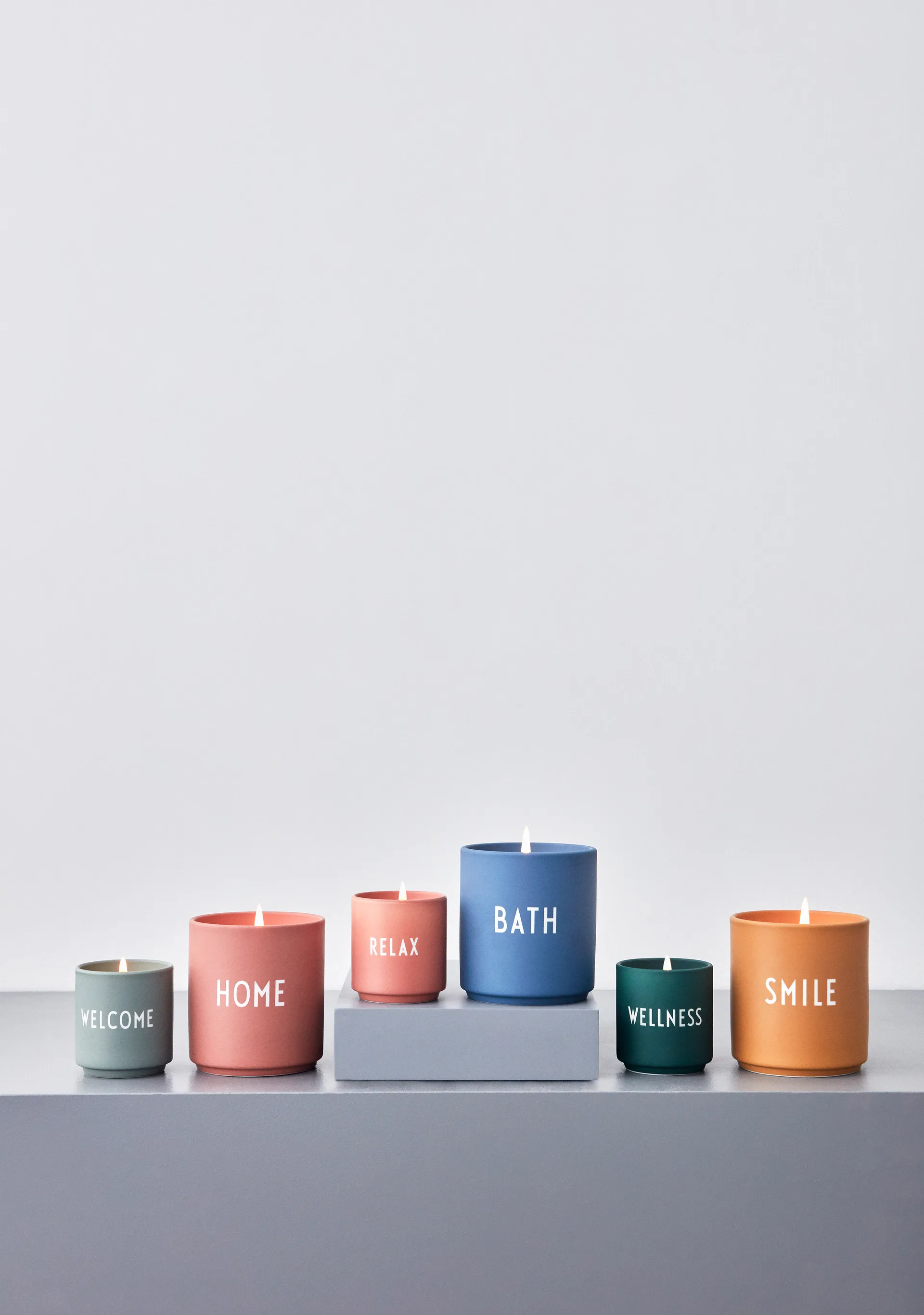 Design Letters 香薰蜡烛 Ø8cm, Home-nude Design Letters