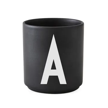 Design Letters黑色杯 - A - Design Letters