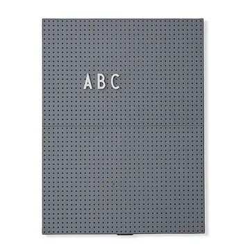 Design Letters A4 字母板 - dark 灰色 - Design Letters