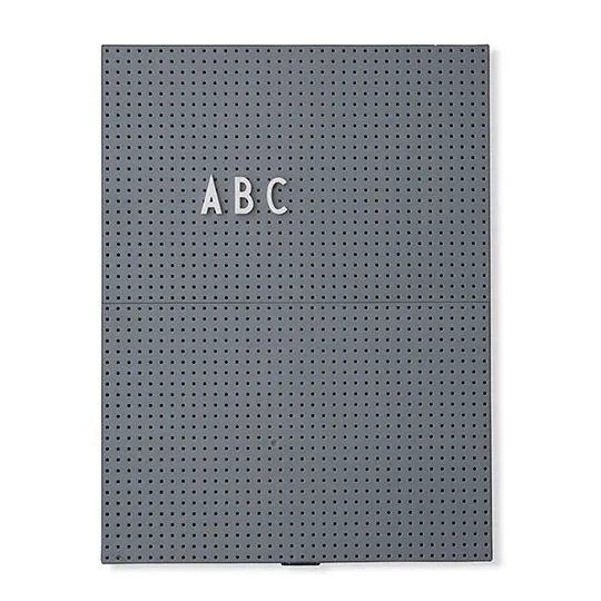 Design Letters A4 字母板 - dark 灰色 - Design Letters
