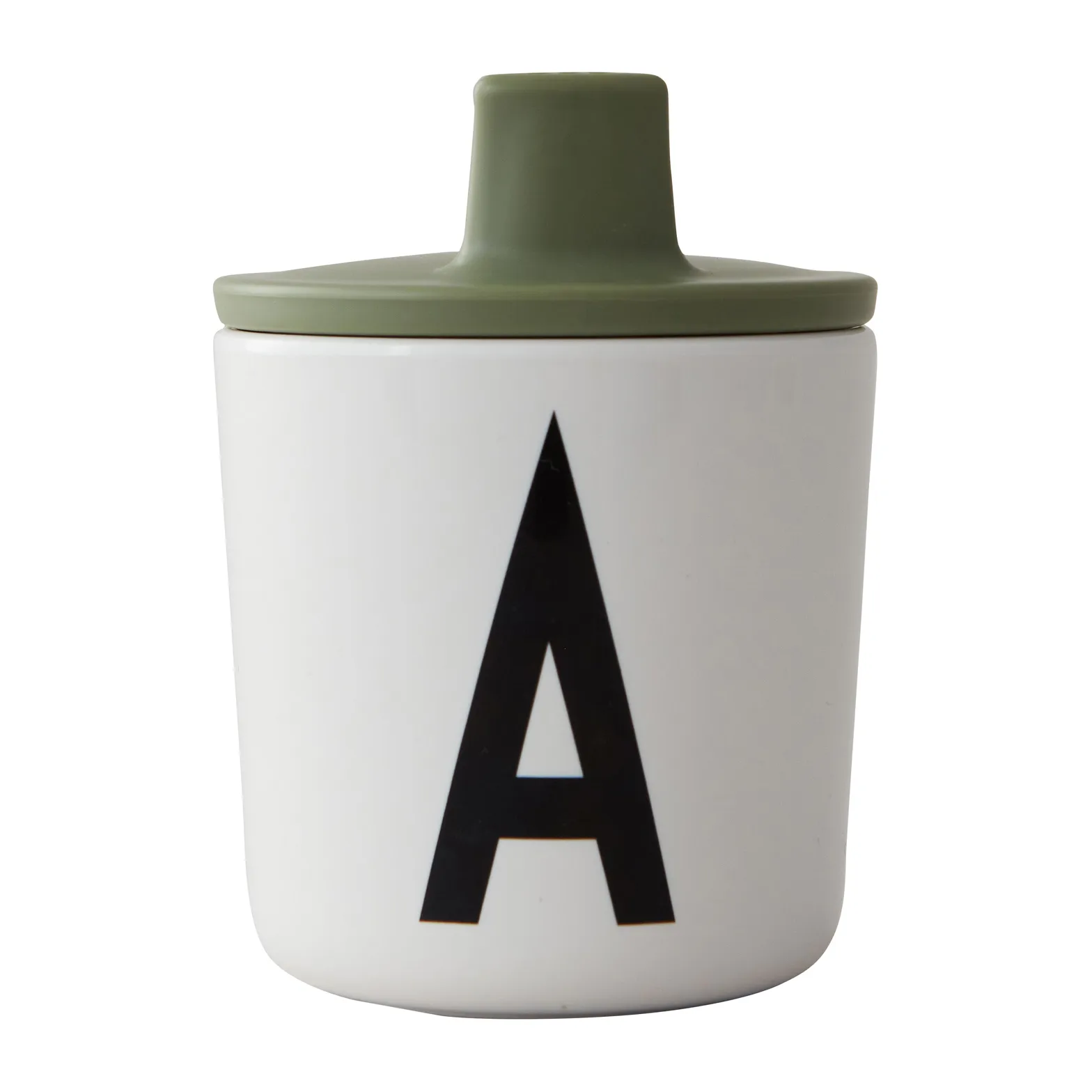 Design Letters beak lid to melamine 杯子, Forest 绿色 Design Letters