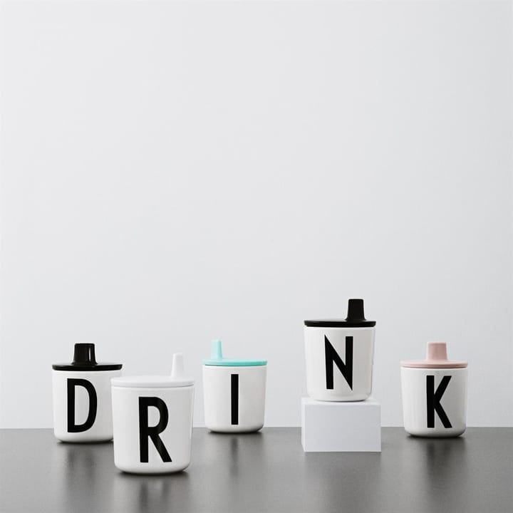 Design Letters beak lid to melamine 杯子, 黑色 Design Letters