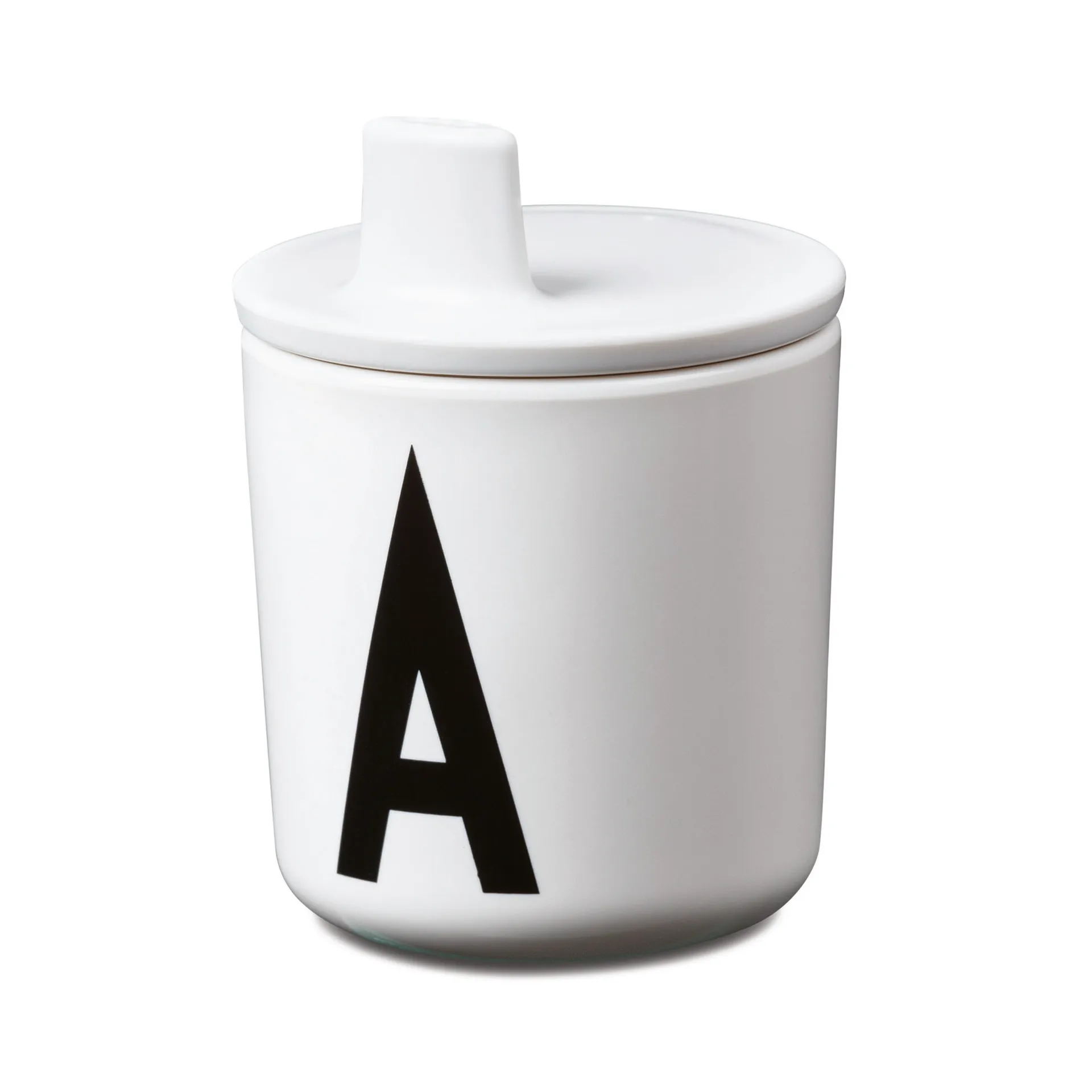Design Letters beak lid to melamine 杯子, 白色 Design Letters