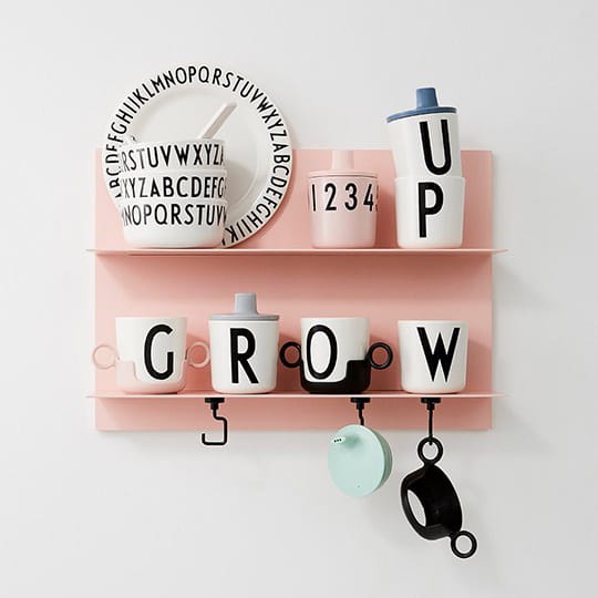 Design Letters beak lid to melamine 杯子, 灰色 Design Letters